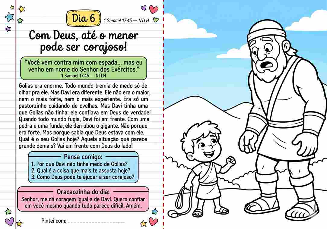 Arte do devocional — Dia 6