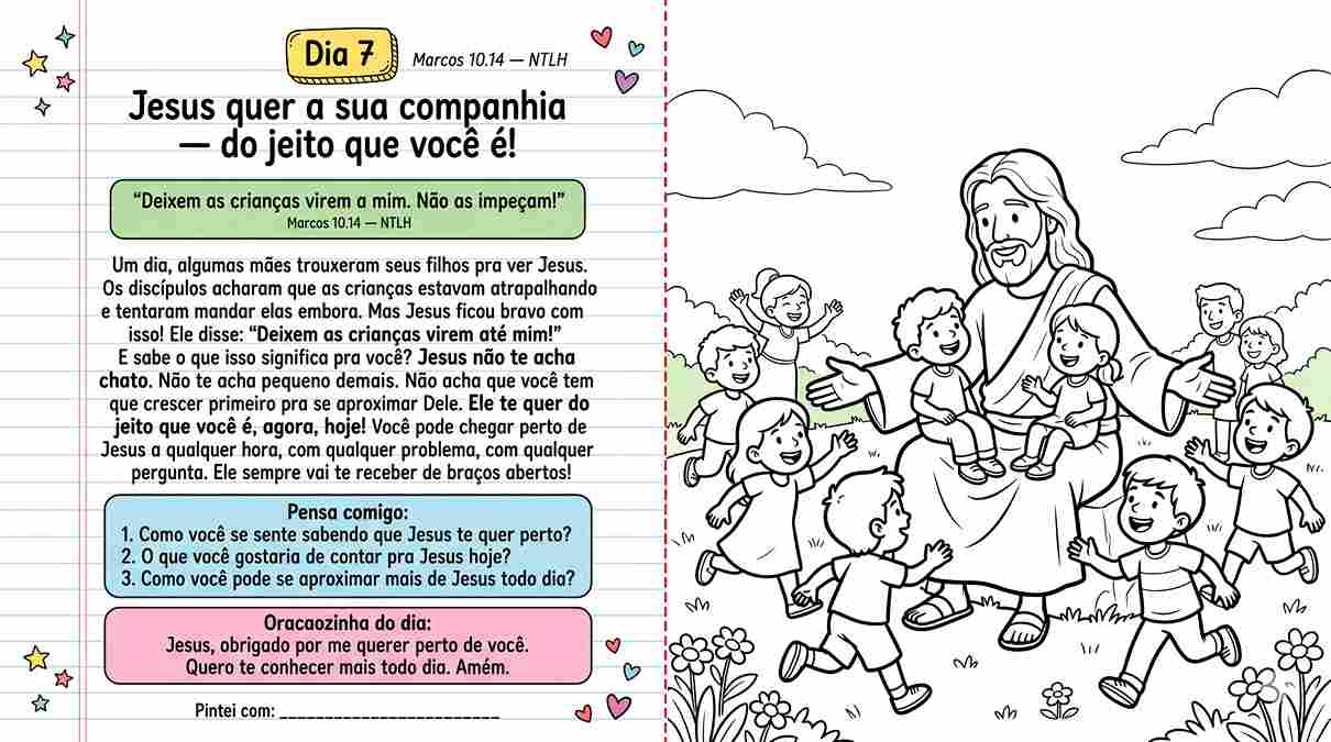 Arte do devocional — Dia 7